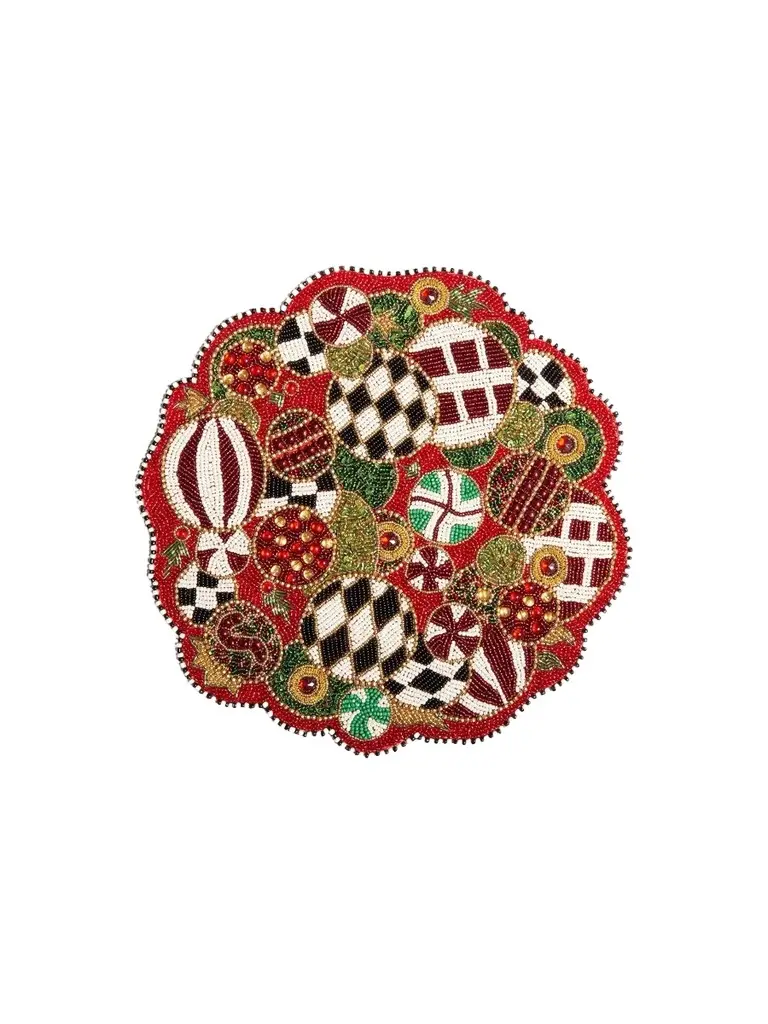 MacKenzie-Childs Jolly Ornaments Placemat