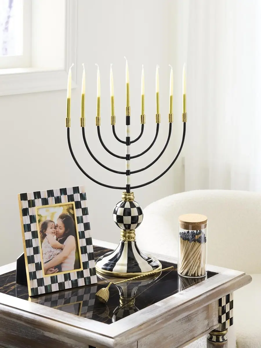 MacKenzie-Childs Courtly Hanukkah Menorah | Thumbnail 2