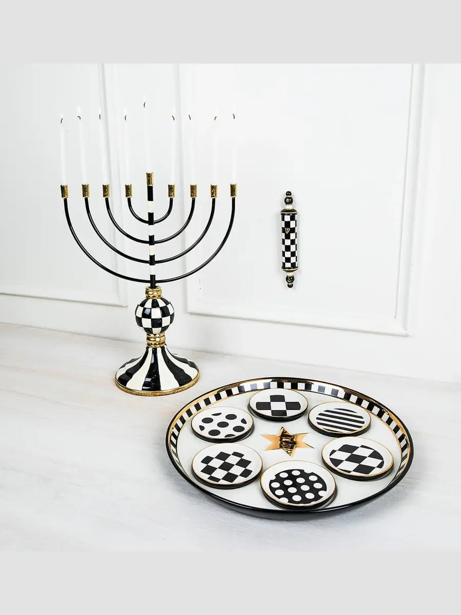 MacKenzie-Childs Courtly Hanukkah Menorah | Thumbnail 3