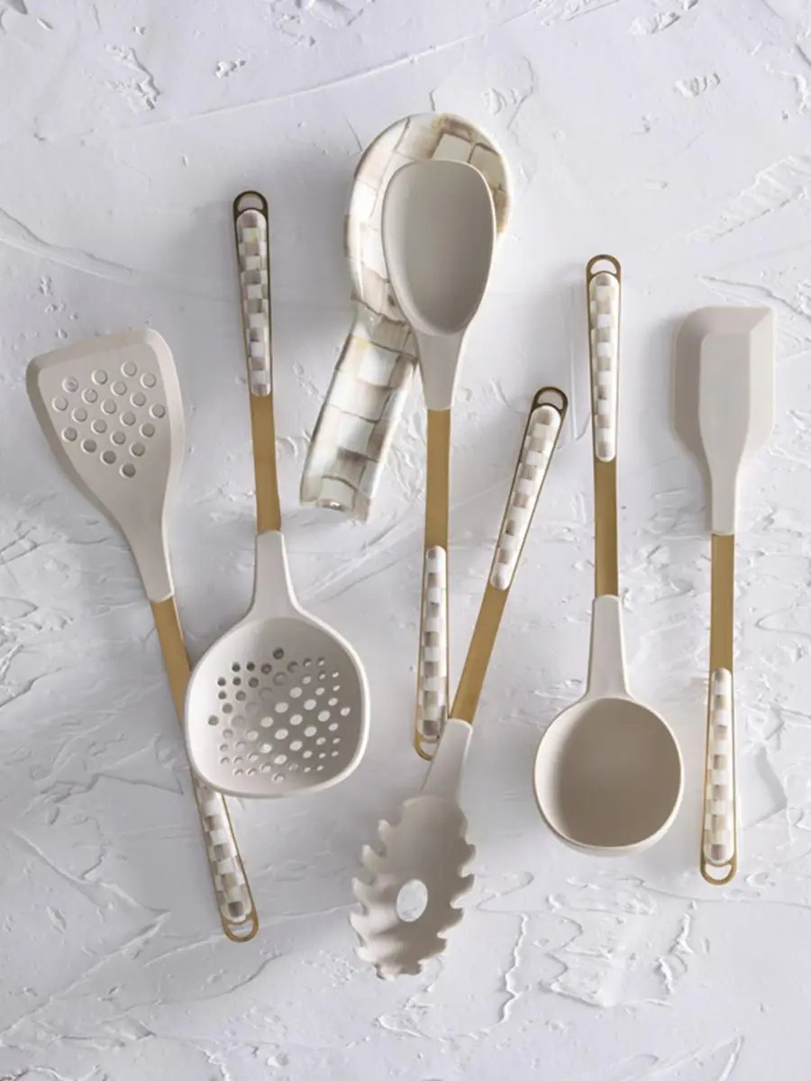 MacKenzie-Childs Mocha Check Spoon Rest | Thumbnail 3 MacKenzie-Childs Mocha Check Spoon Rest | Thumbnail 3
