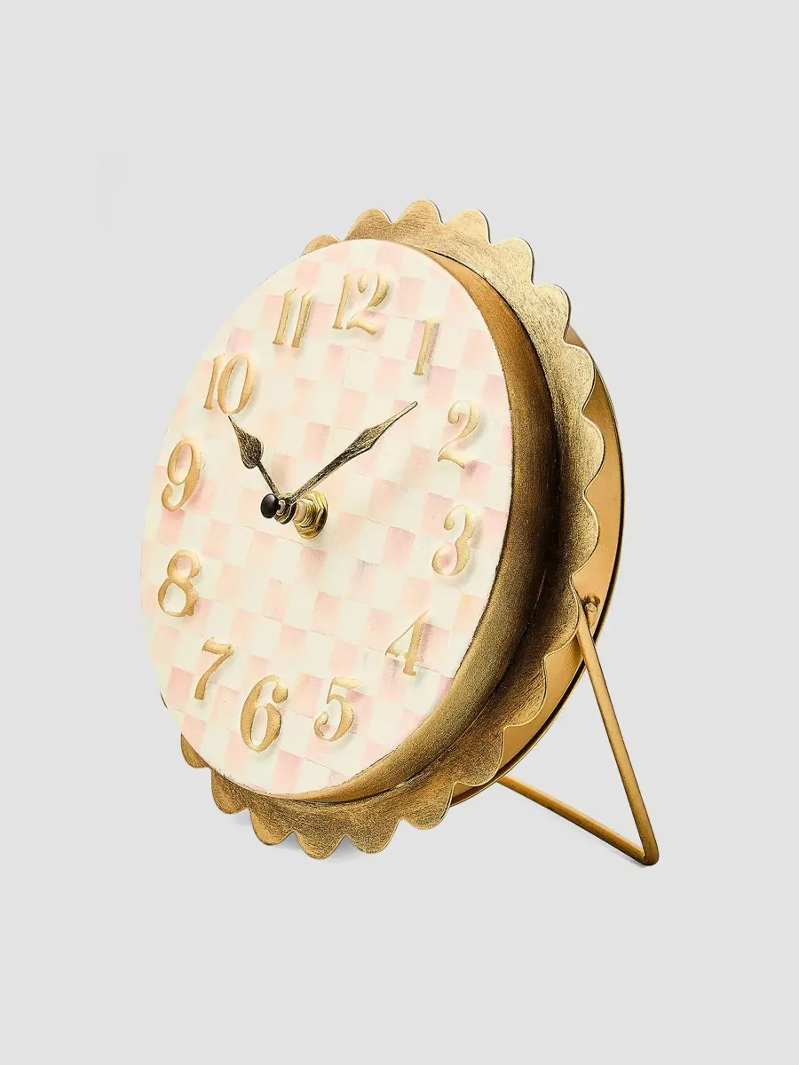 MacKenzie-Childs Checked Metal Clock | Thumbnail 2 MacKenzie-Childs Checked Metal Clock | Thumbnail 2