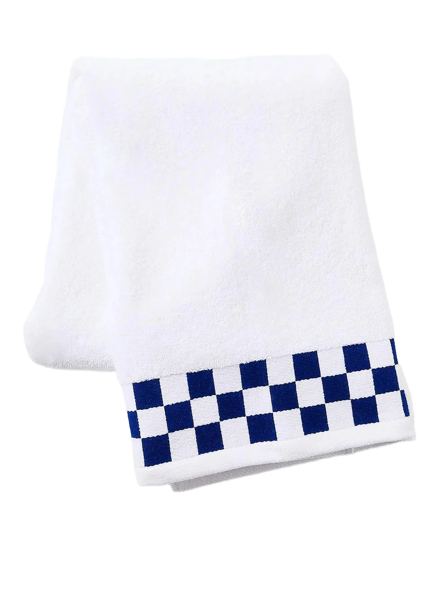 MacKenzie-Childs Check Border Bath Towel