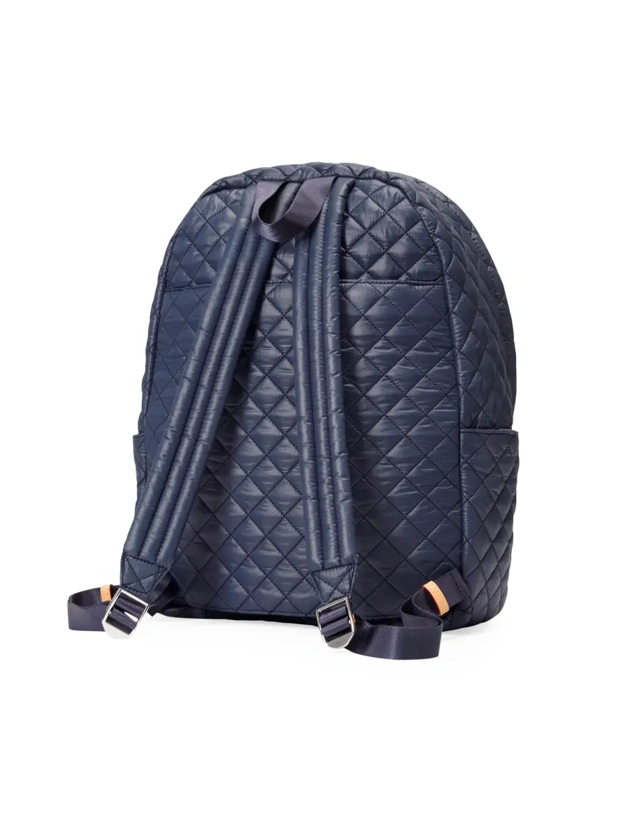 MZ Wallace Women's Metro II Nylon & Leather Backpack - Dawn | Thumbnail 5 MZ Wallace Women's Metro II Nylon & Leather Backpack - Dawn | Thumbnail 5