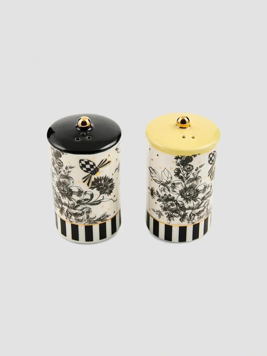 MacKenzie-Childs Bee Toile 2-Piece Ceramic Canister Set | Thumbnail 2 MacKenzie-Childs Bee Toile 2-Piece Ceramic Canister Set | Thumbnail 2