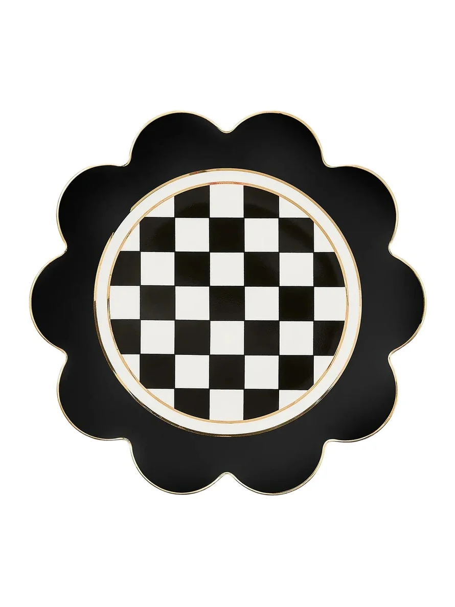 MacKenzie-Childs Petal Ceramic Dinner Plate