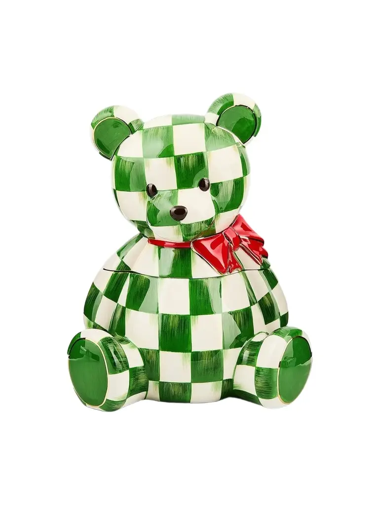 Check It Out Christmas Bear Cookie Jar Check It Out Christmas Bear Cookie Jar