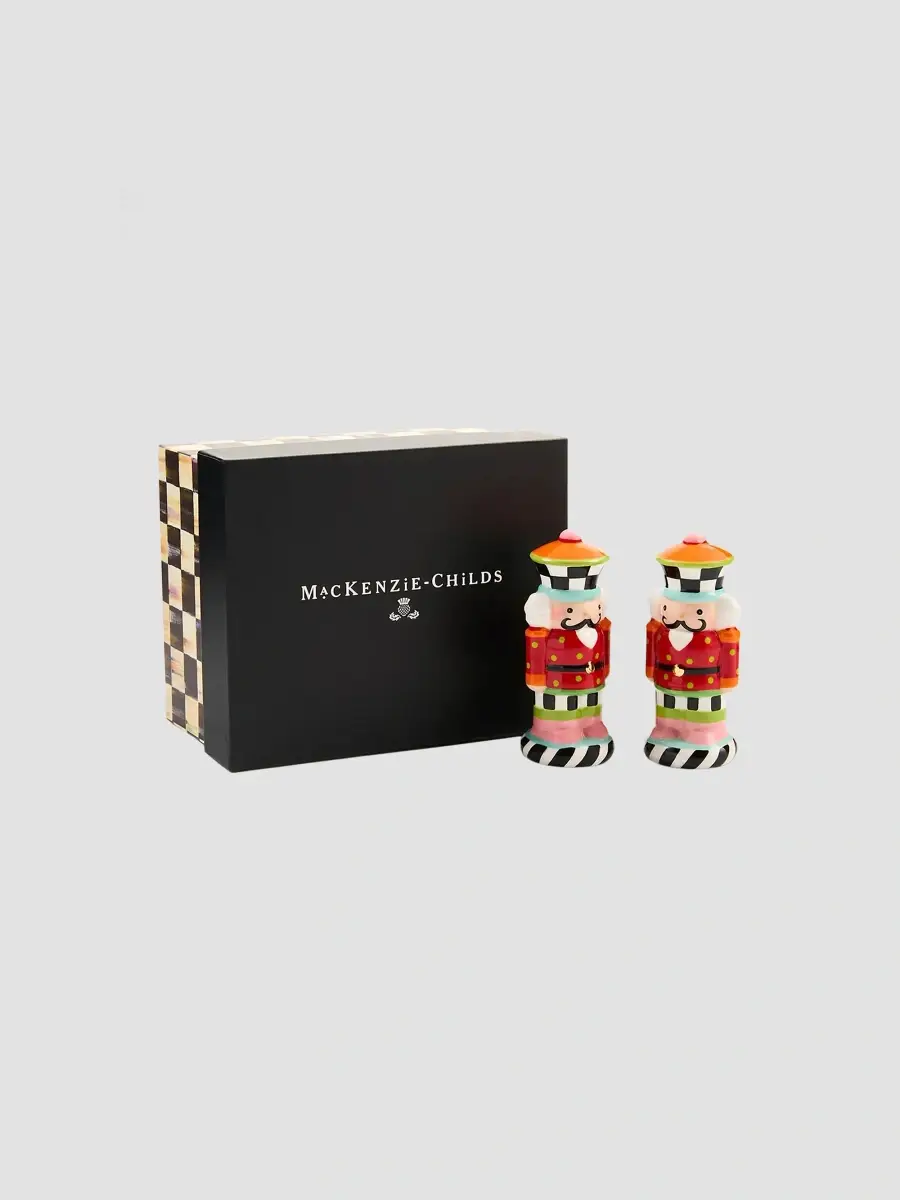 MacKenzie-Childs Confetti Christmas Nutcracker Salt & Pepper Shakers | Thumbnail 4 MacKenzie-Childs Confetti Christmas Nutcracker Salt & Pepper Shakers | Thumbnail 4