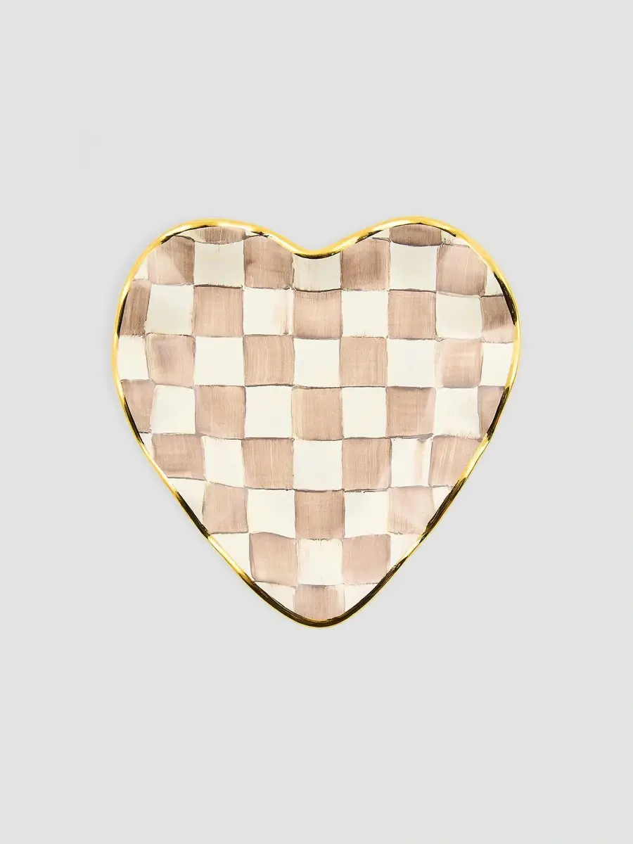 MacKenzie-Childs Mocha Check Ceramic Dish | Thumbnail 2