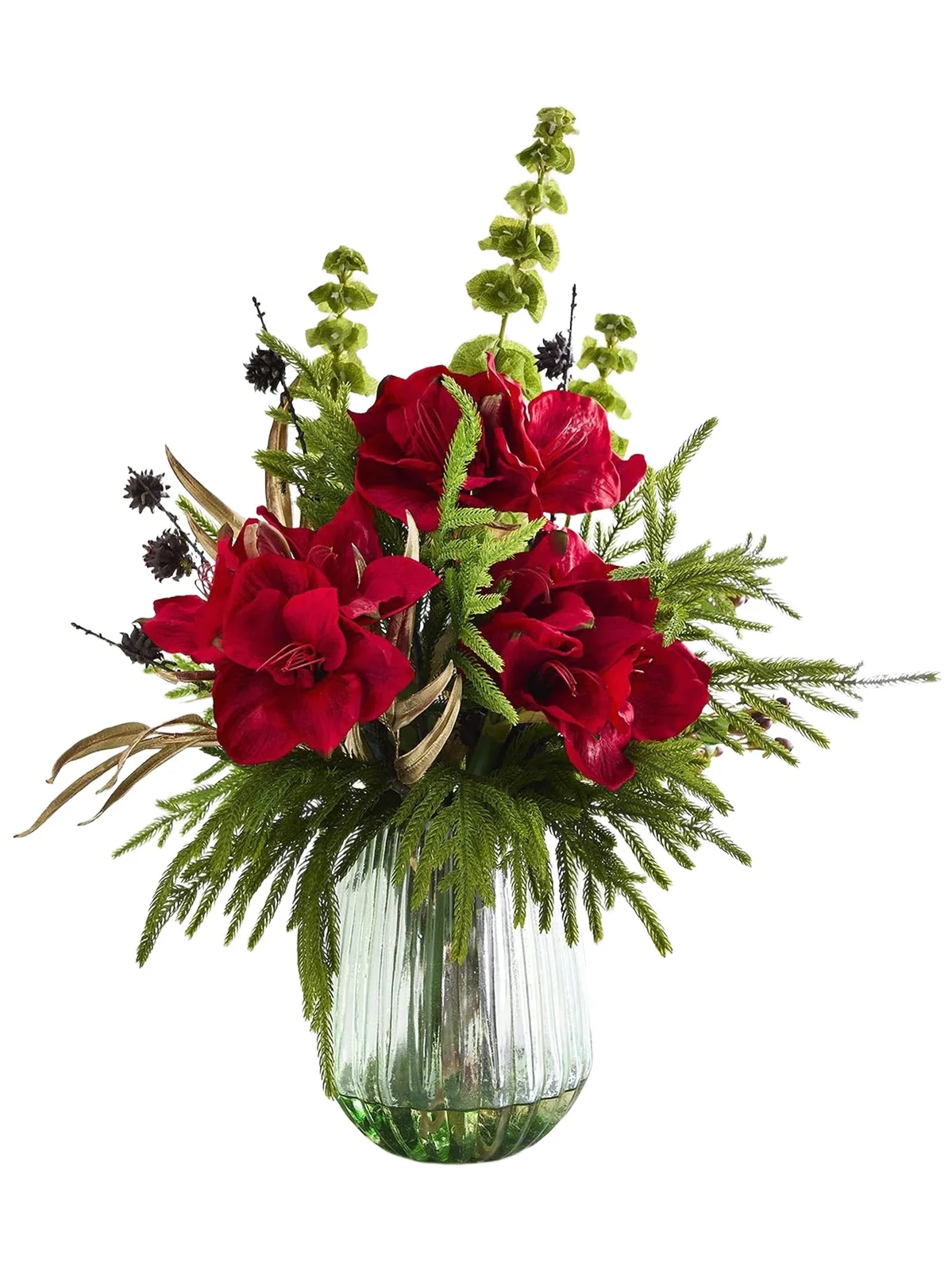 TC Floral Artificial Christmas 27" Floral Arrangement