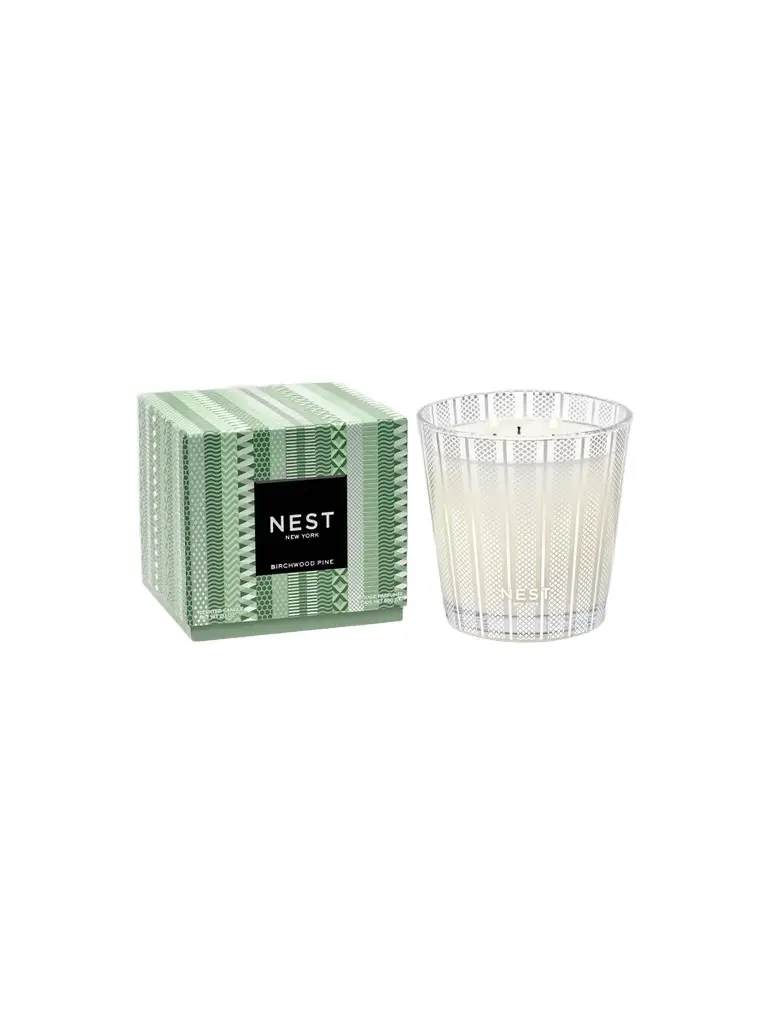 NEST New York Birchwood Pine 3-Wick Scented Candle