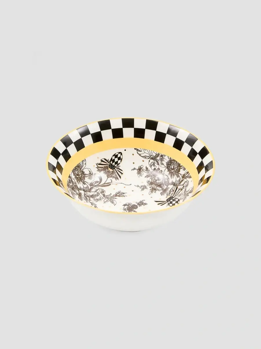 MacKenzie-Childs Bee Toile Ceramic Bowl | Thumbnail 2 MacKenzie-Childs Bee Toile Ceramic Bowl | Thumbnail 2