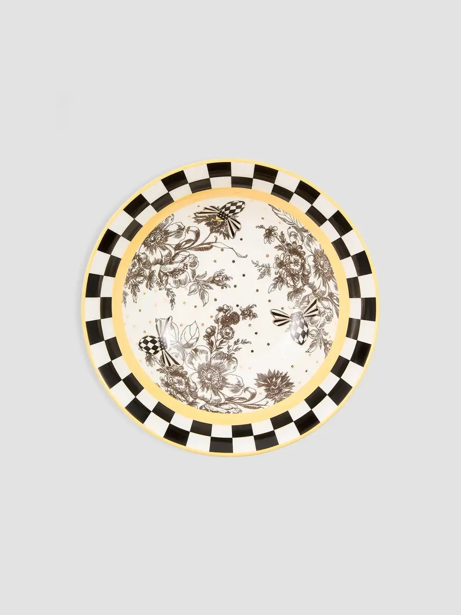 MacKenzie-Childs Bee Toile Ceramic Bowl | Thumbnail 3 MacKenzie-Childs Bee Toile Ceramic Bowl | Thumbnail 3