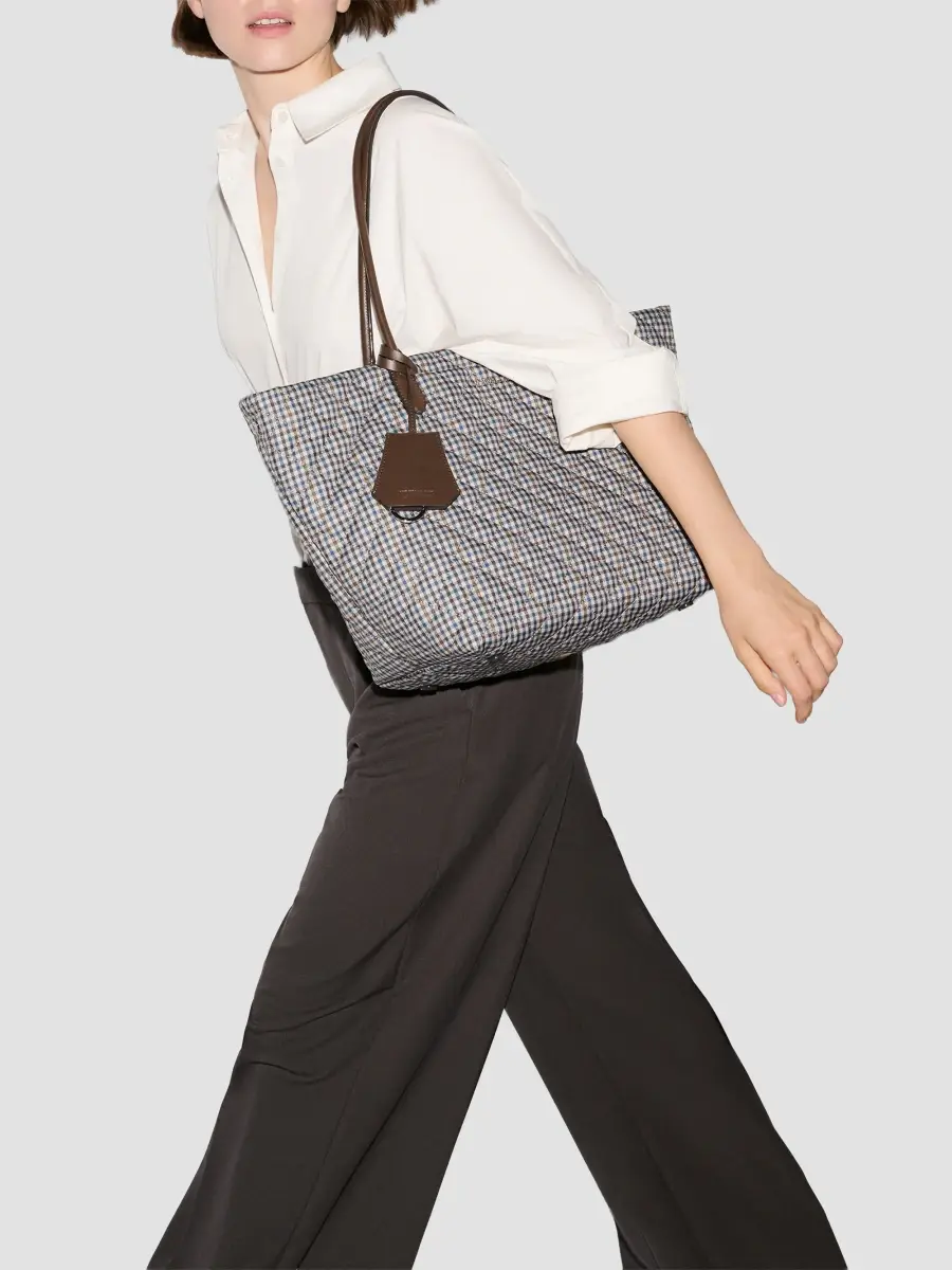 MZ Wallace Women's Daily Medium Check Tote Bag | Thumbnail 2 MZ Wallace Women's Daily Medium Check Tote Bag | Thumbnail 2