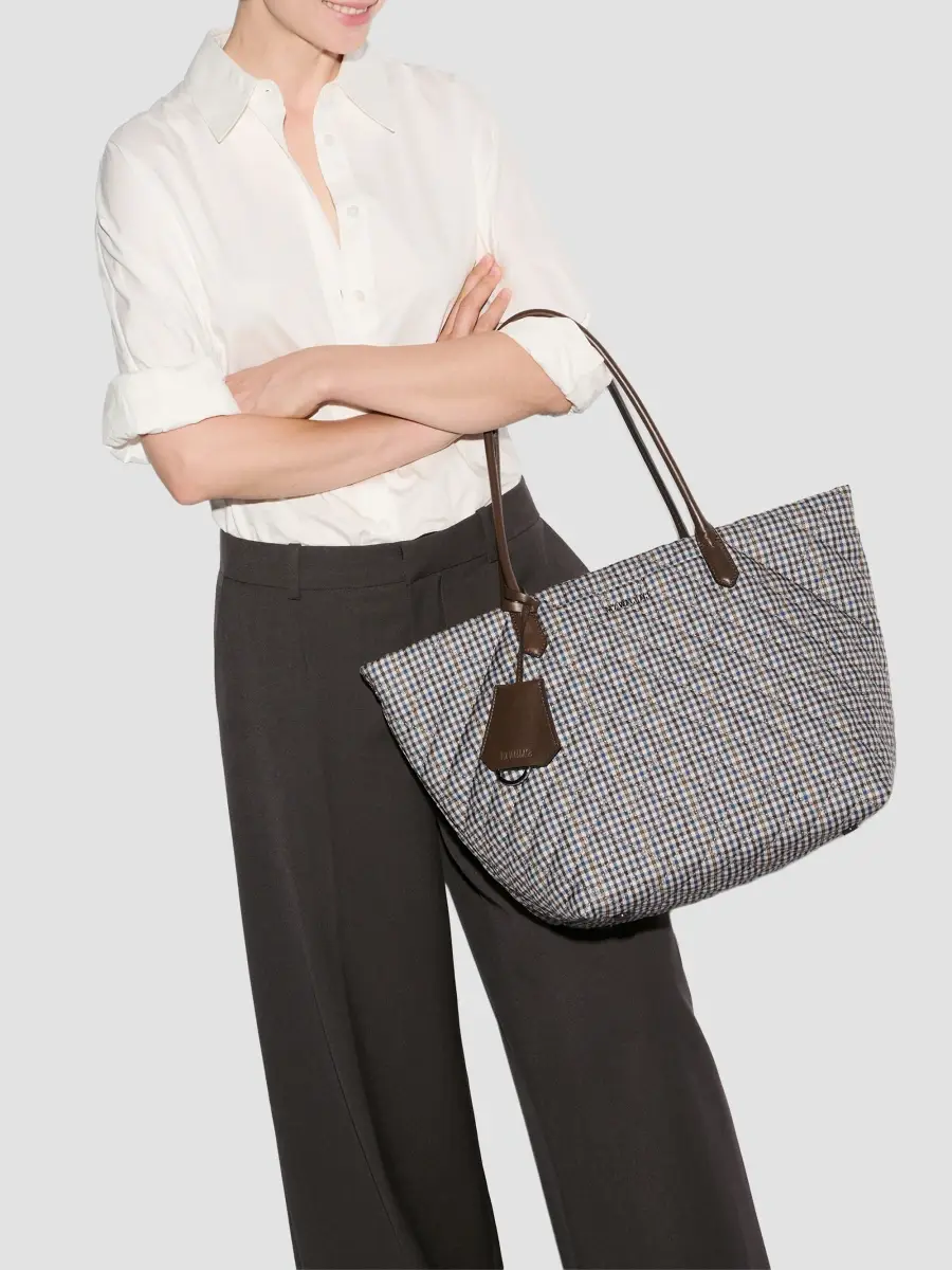 MZ Wallace Women's Daily Medium Check Tote Bag | Thumbnail 3 MZ Wallace Women's Daily Medium Check Tote Bag | Thumbnail 3
