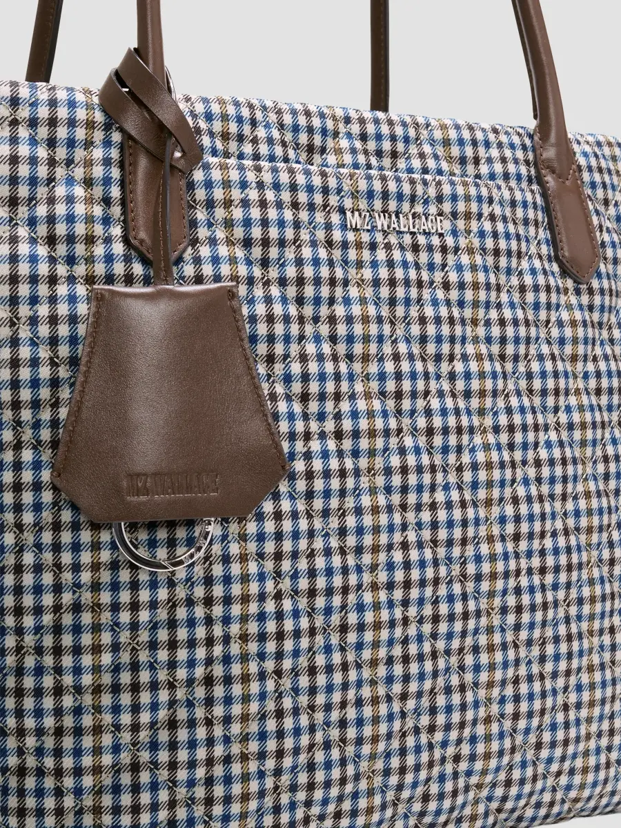 MZ Wallace Women's Daily Medium Check Tote Bag | Thumbnail 4 MZ Wallace Women's Daily Medium Check Tote Bag | Thumbnail 4