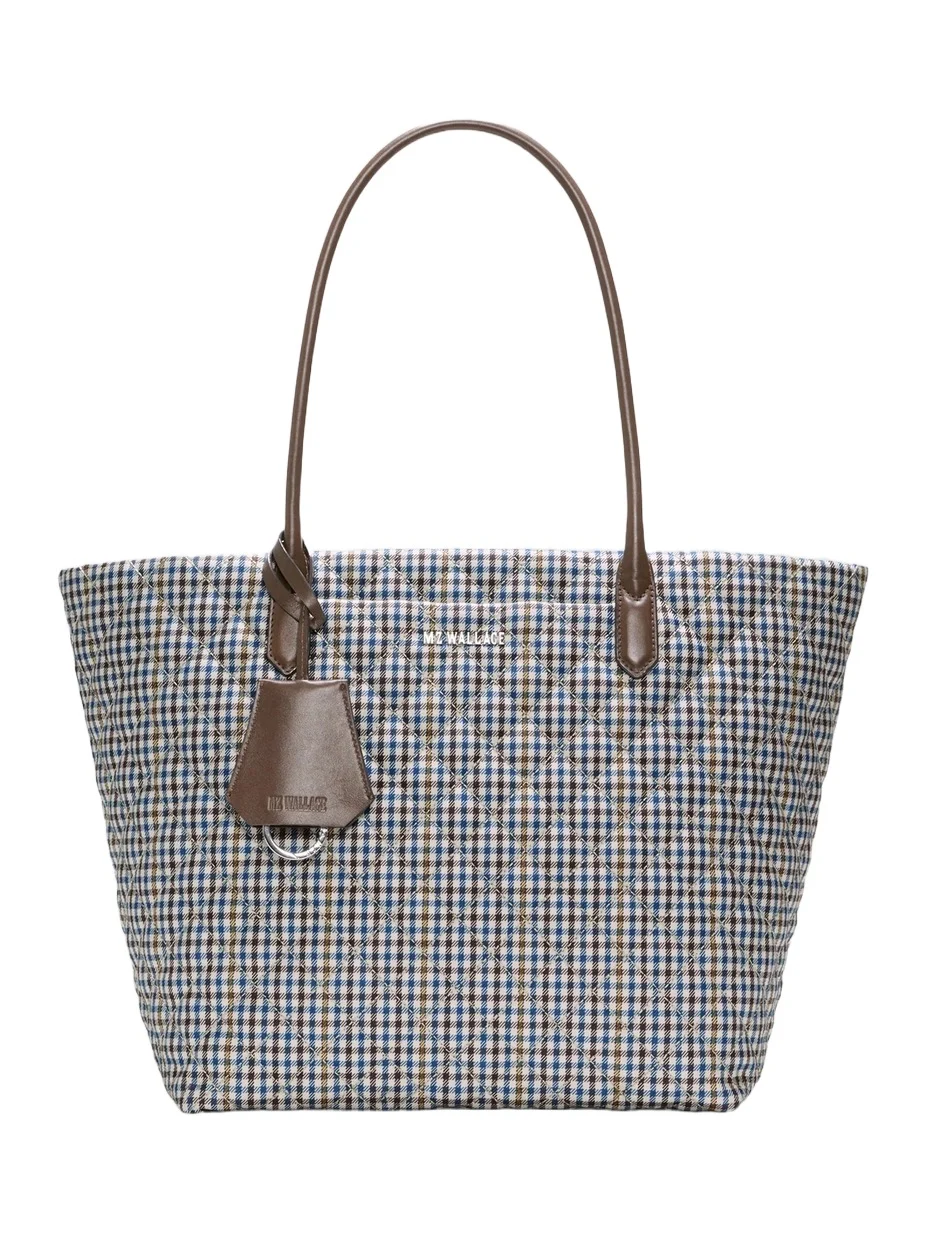 MZ Wallace Women's Daily Medium Check Tote Bag