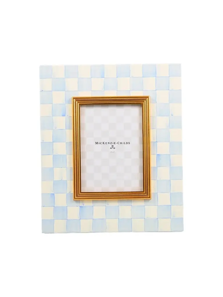 MacKenzie-Childs Sky Check Photo Frame