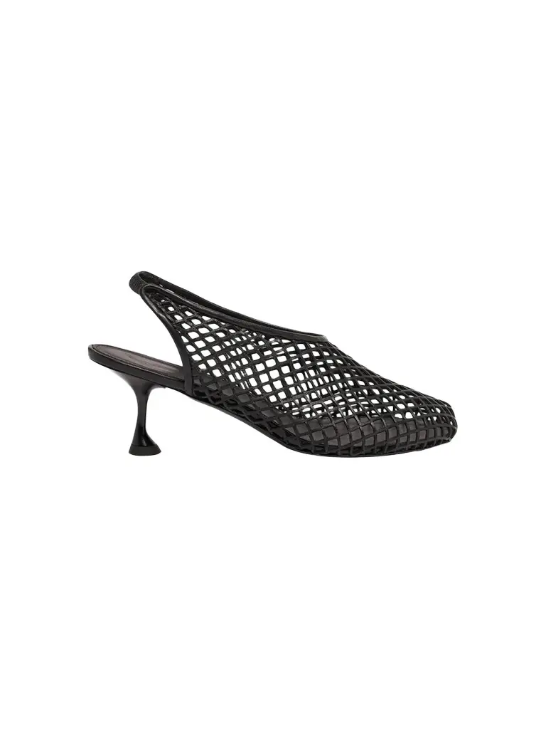 Women's Tee 60MM Perforated Leather Slingback Pumps