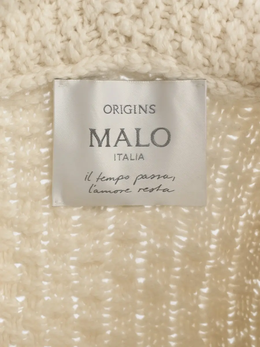 Malo Women's Rice-Stitch Wool-Cashmere Tie-Waist Cardigan | Thumbnail 7 Malo Women's Rice-Stitch Wool-Cashmere Tie-Waist Cardigan | Thumbnail 7