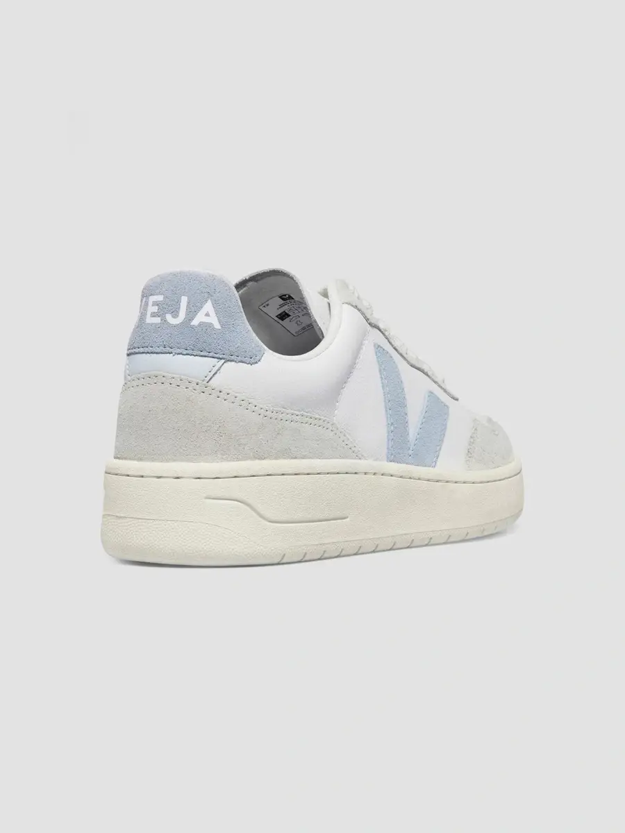 Veja Women's V-90 Bi-Color Mixed Leather Low-Top Sneakers | Thumbnail 2 Veja Women's V-90 Bi-Color Mixed Leather Low-Top Sneakers | Thumbnail 2