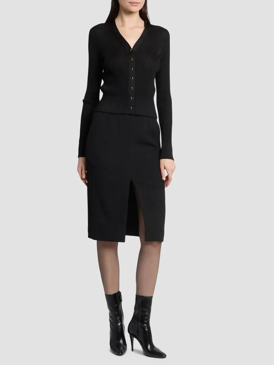 Saint Laurent Women's Capucine Booties in Smooth Leather - Black | Thumbnail 2