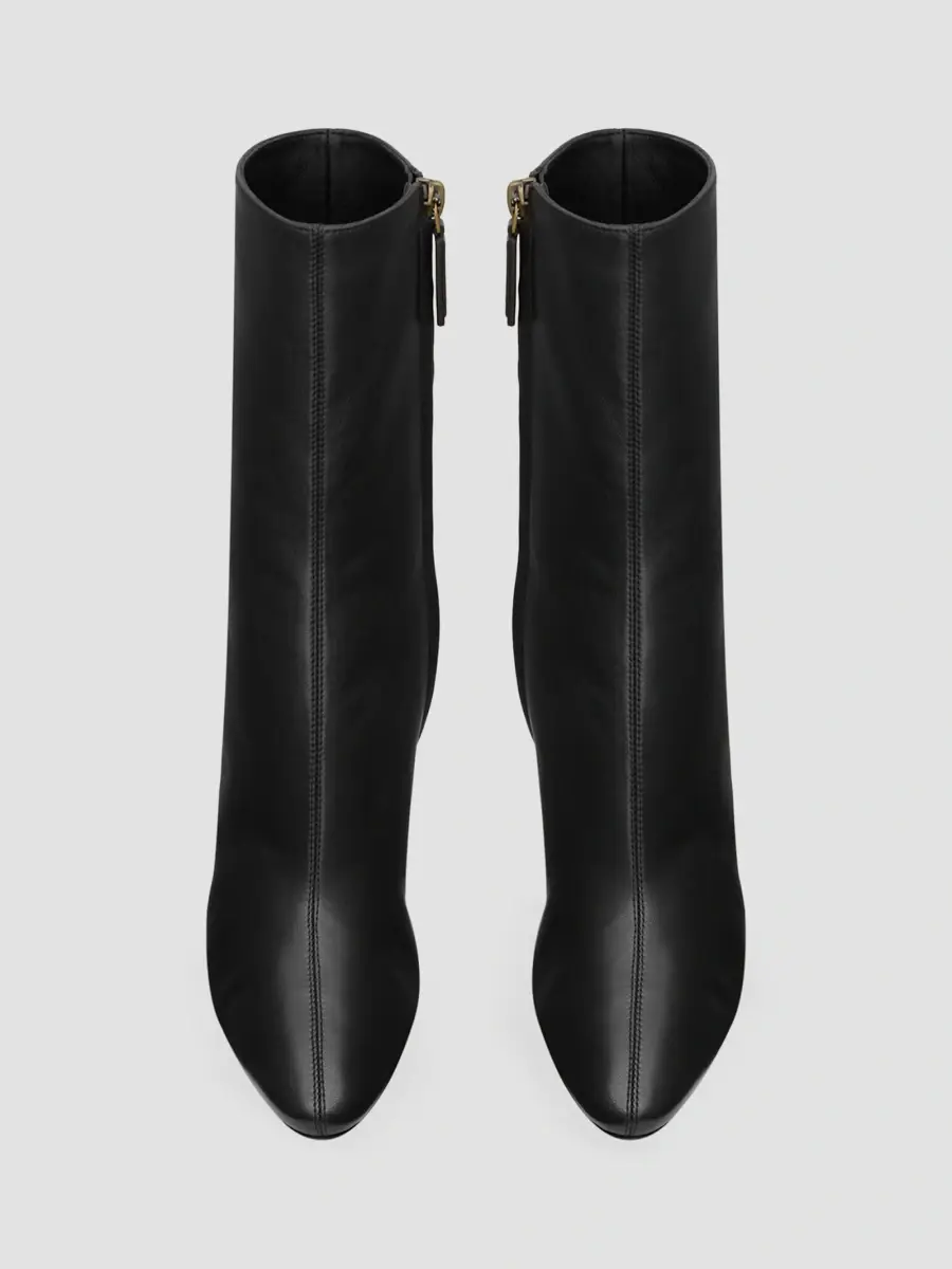 Saint Laurent Women's Capucine Booties in Smooth Leather - Black | Thumbnail 5