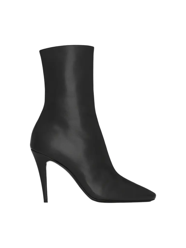 Women's Capucine Booties in Smooth Leather - Black Women's Capucine Booties in Smooth Leather - Black