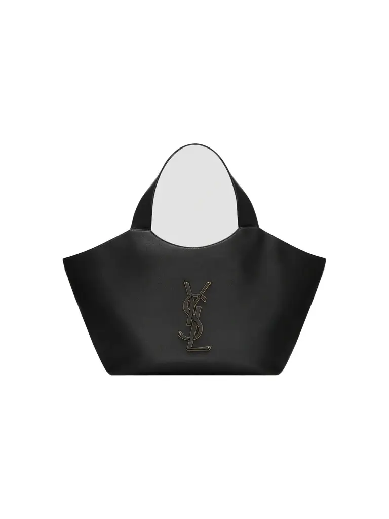 Women's Icare Medium Shoulder Bag in Smooth Leather - Black