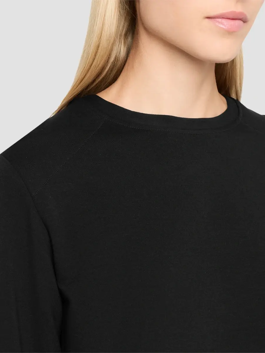 MAJESTIC FILATURES Women's French Terry Crewneck Sweater | Thumbnail 5 MAJESTIC FILATURES Women's French Terry Crewneck Sweater | Thumbnail 5