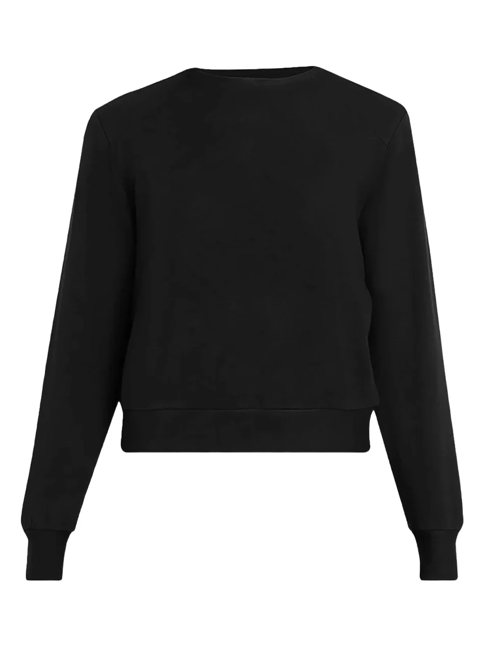 MAJESTIC FILATURES Women's French Terry Crewneck Sweater