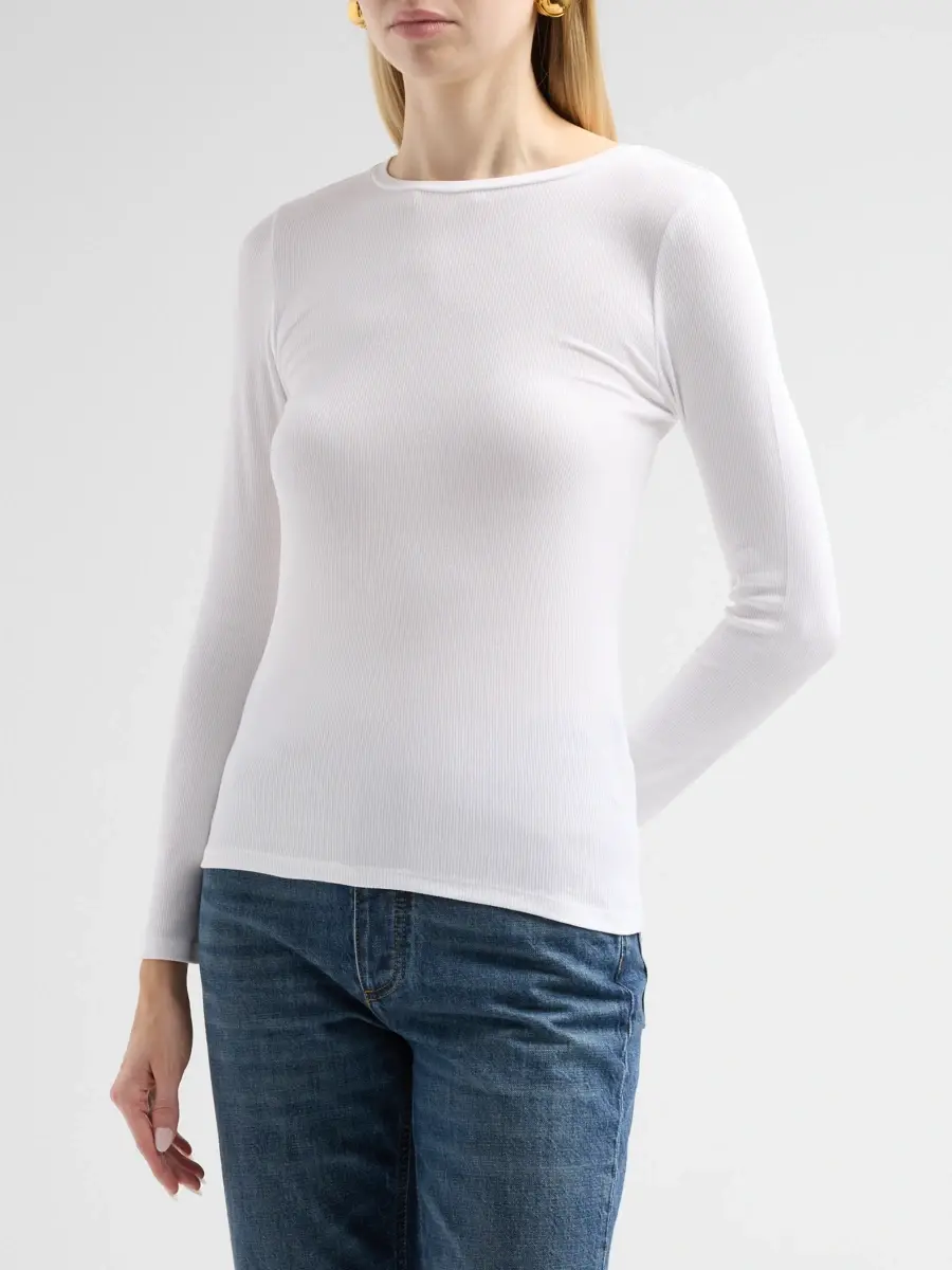 MAJESTIC FILATURES Women's Soft Touch Rib-Knit Top | Thumbnail 4 MAJESTIC FILATURES Women's Soft Touch Rib-Knit Top | Thumbnail 4