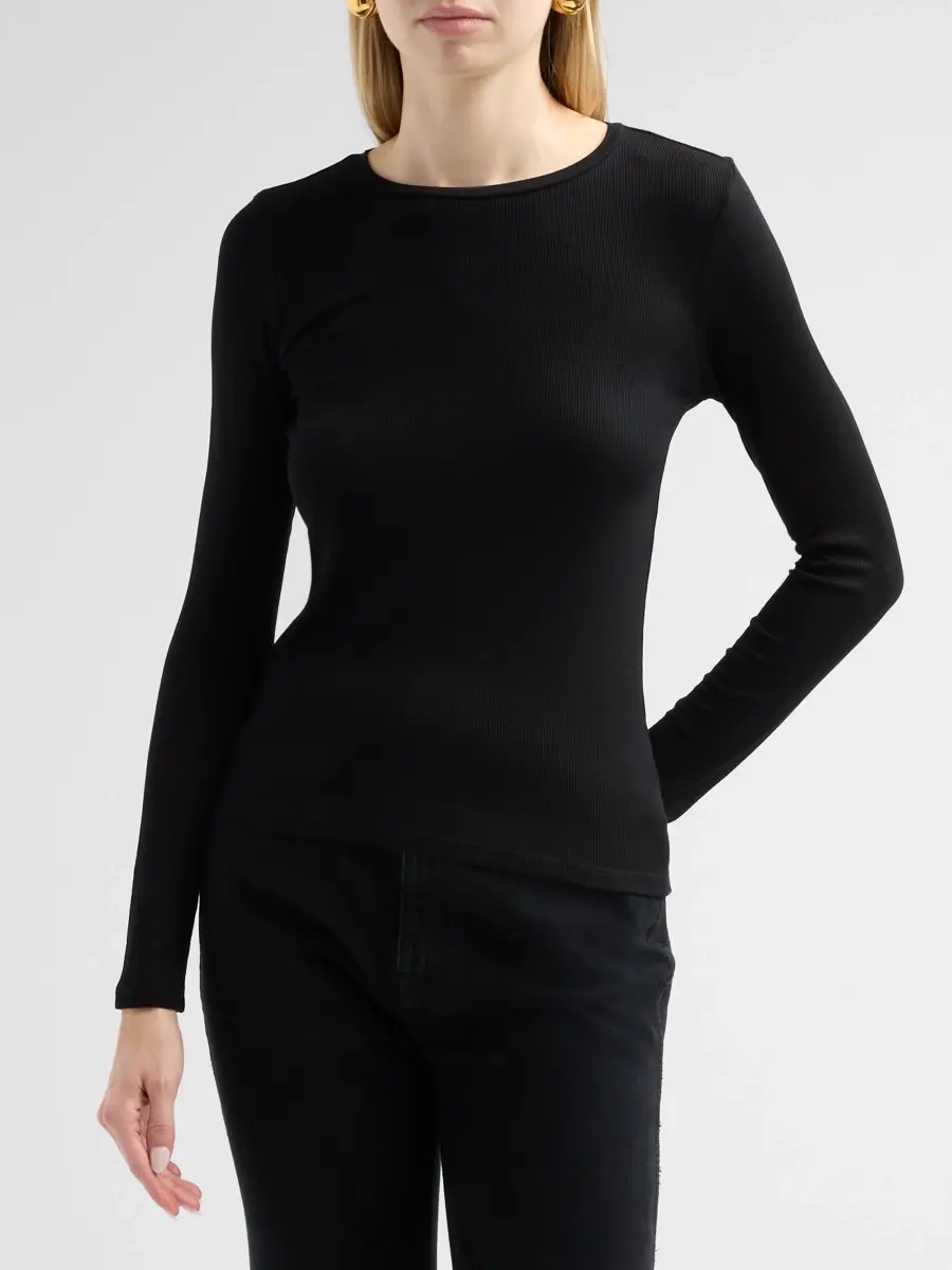MAJESTIC FILATURES Women's Soft Touch Rib-Knit Top | Thumbnail 4 MAJESTIC FILATURES Women's Soft Touch Rib-Knit Top | Thumbnail 4