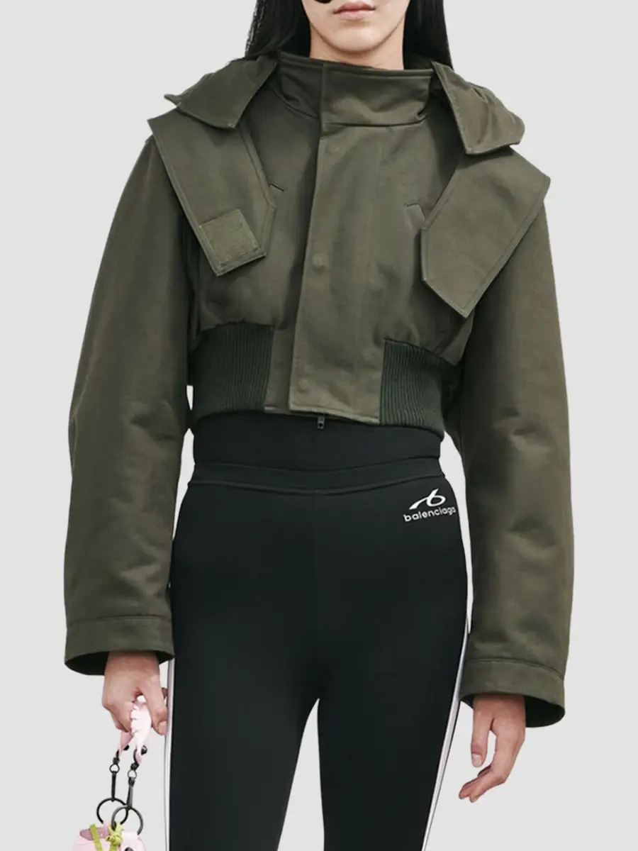 Balenciaga Women's Cropped Military Jacket | Thumbnail 3 Balenciaga Women's Cropped Military Jacket | Thumbnail 3