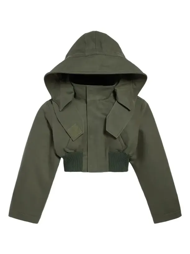 Women's Cropped Military Jacket