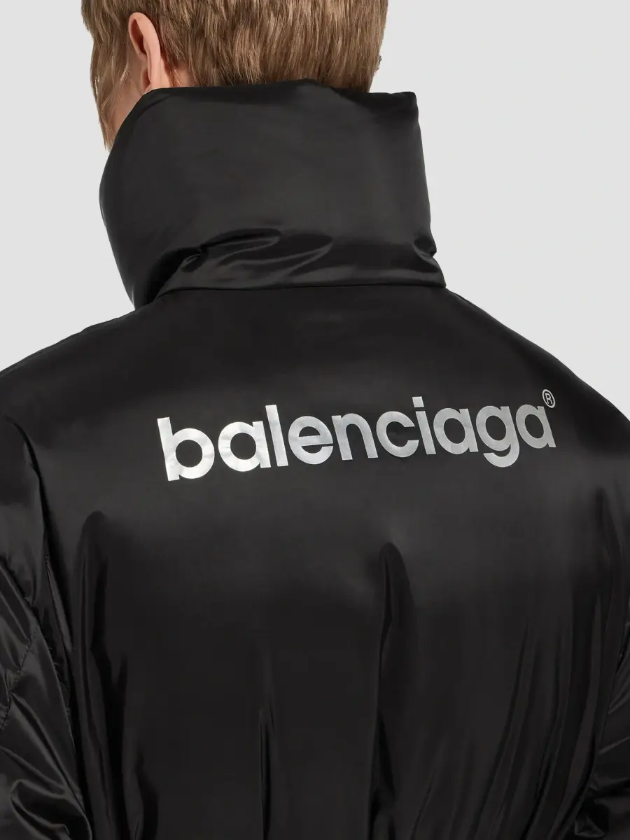 Balenciaga Women's Bodies Cropped Puffer Coat | Thumbnail 6