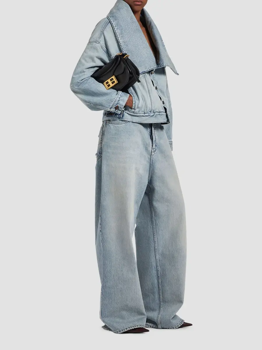 Balenciaga Women's Baggy Fit Jeans | Thumbnail 2 Balenciaga Women's Baggy Fit Jeans | Thumbnail 2