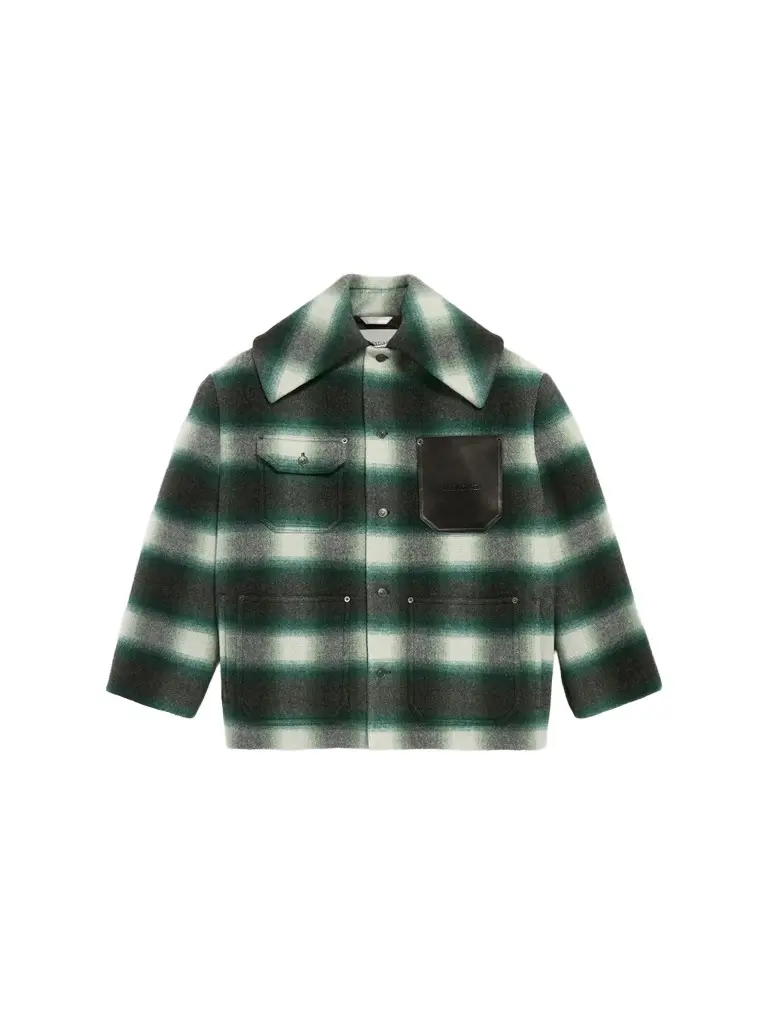 Balenciaga Men's Workwear Cocoon Outerwear Jacket