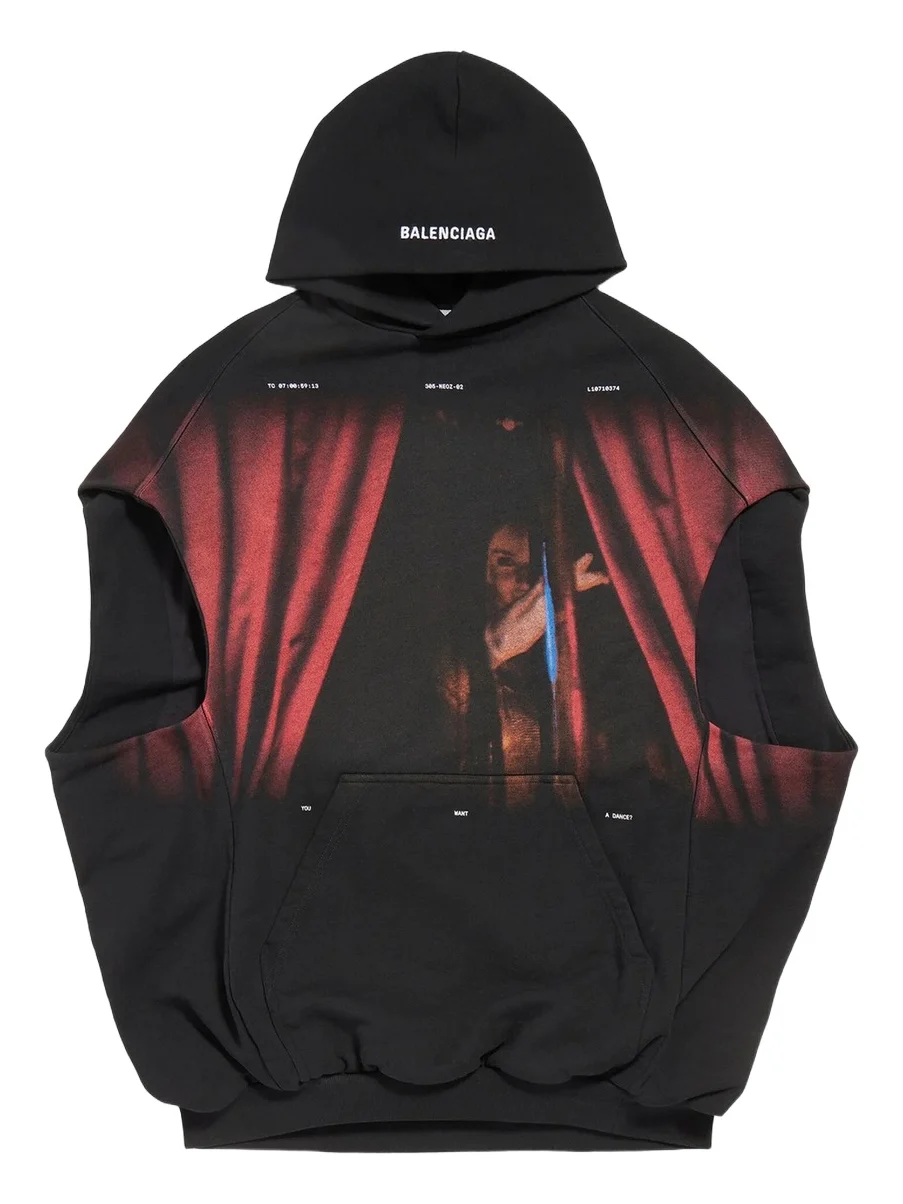 Balenciaga Women's You Want a Dance Sleeveless Hoodie