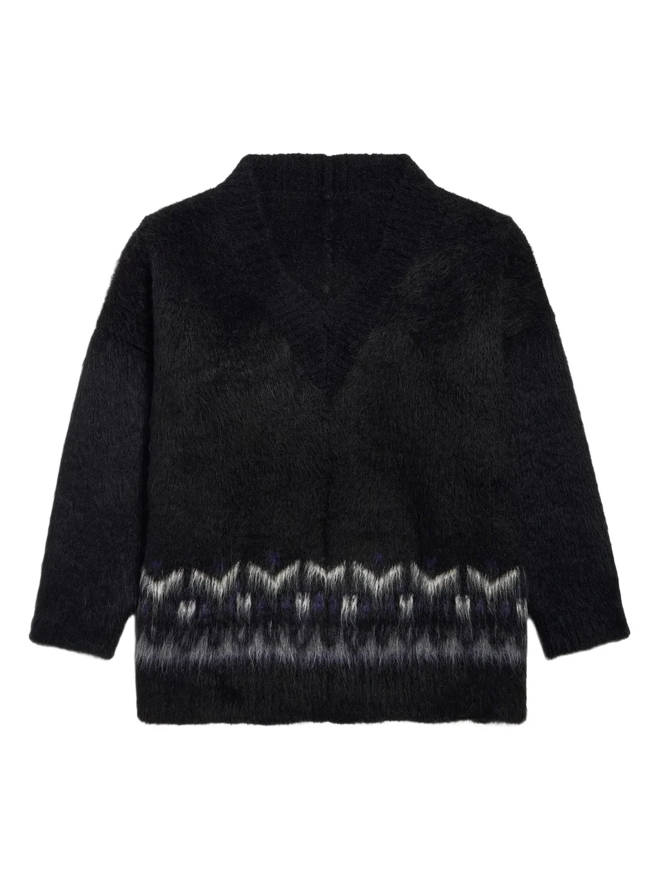 Men's V-Neck Oversized Jumper Sweater Men's V-Neck Oversized Jumper Sweater