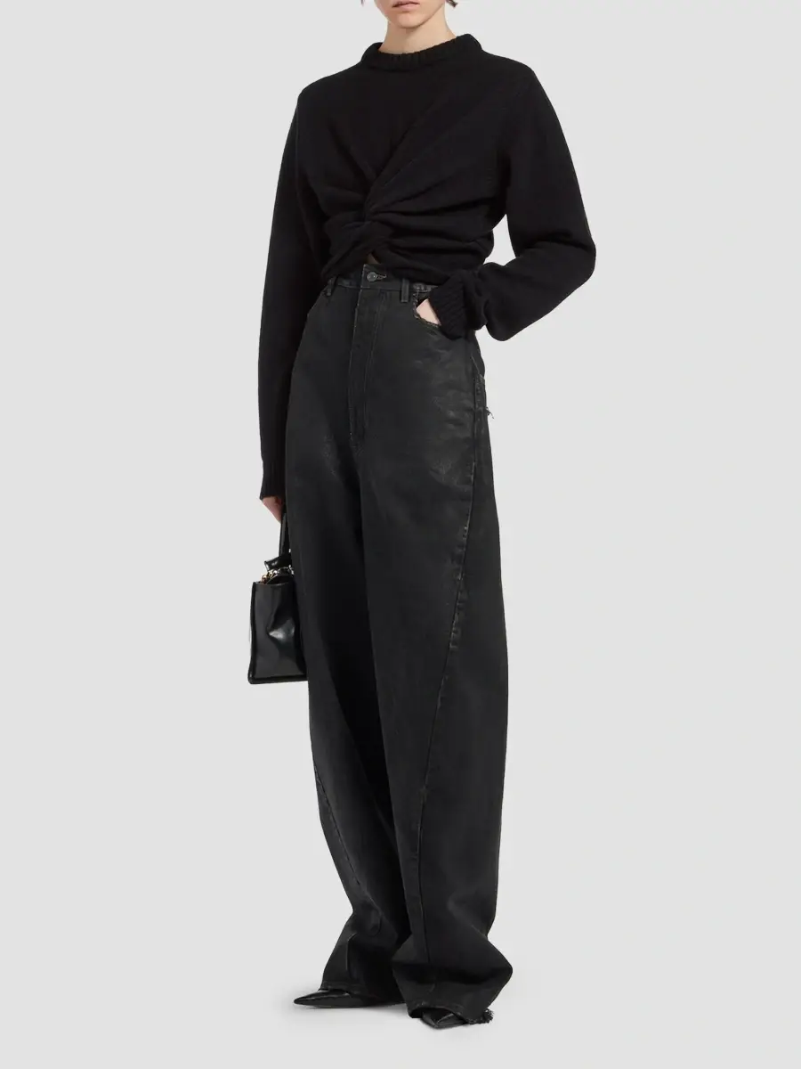 Balenciaga Women's Crewneck Sweater | Thumbnail 2 Balenciaga Women's Crewneck Sweater | Thumbnail 2