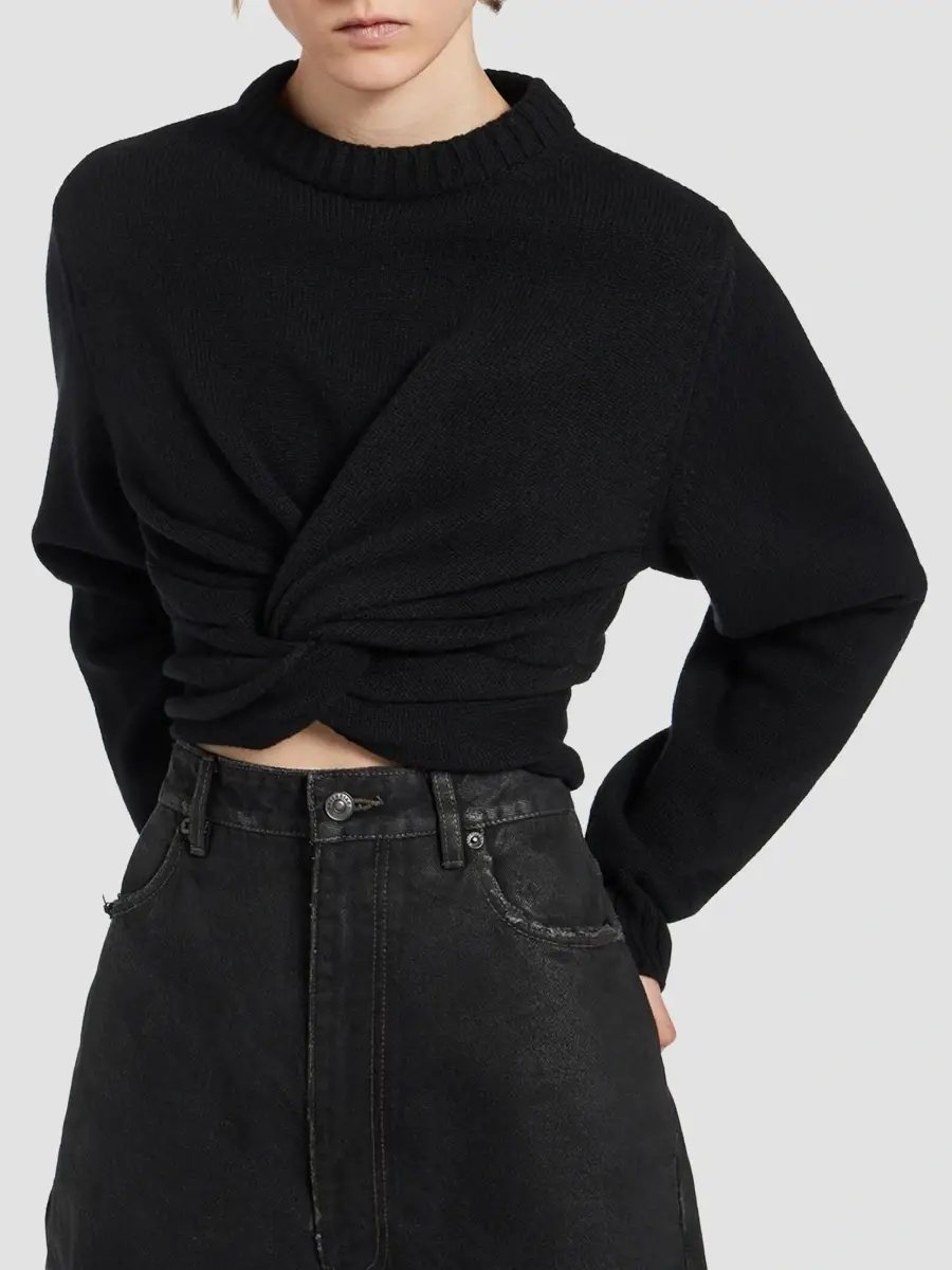 Balenciaga Women's Crewneck Sweater | Thumbnail 3 Balenciaga Women's Crewneck Sweater | Thumbnail 3