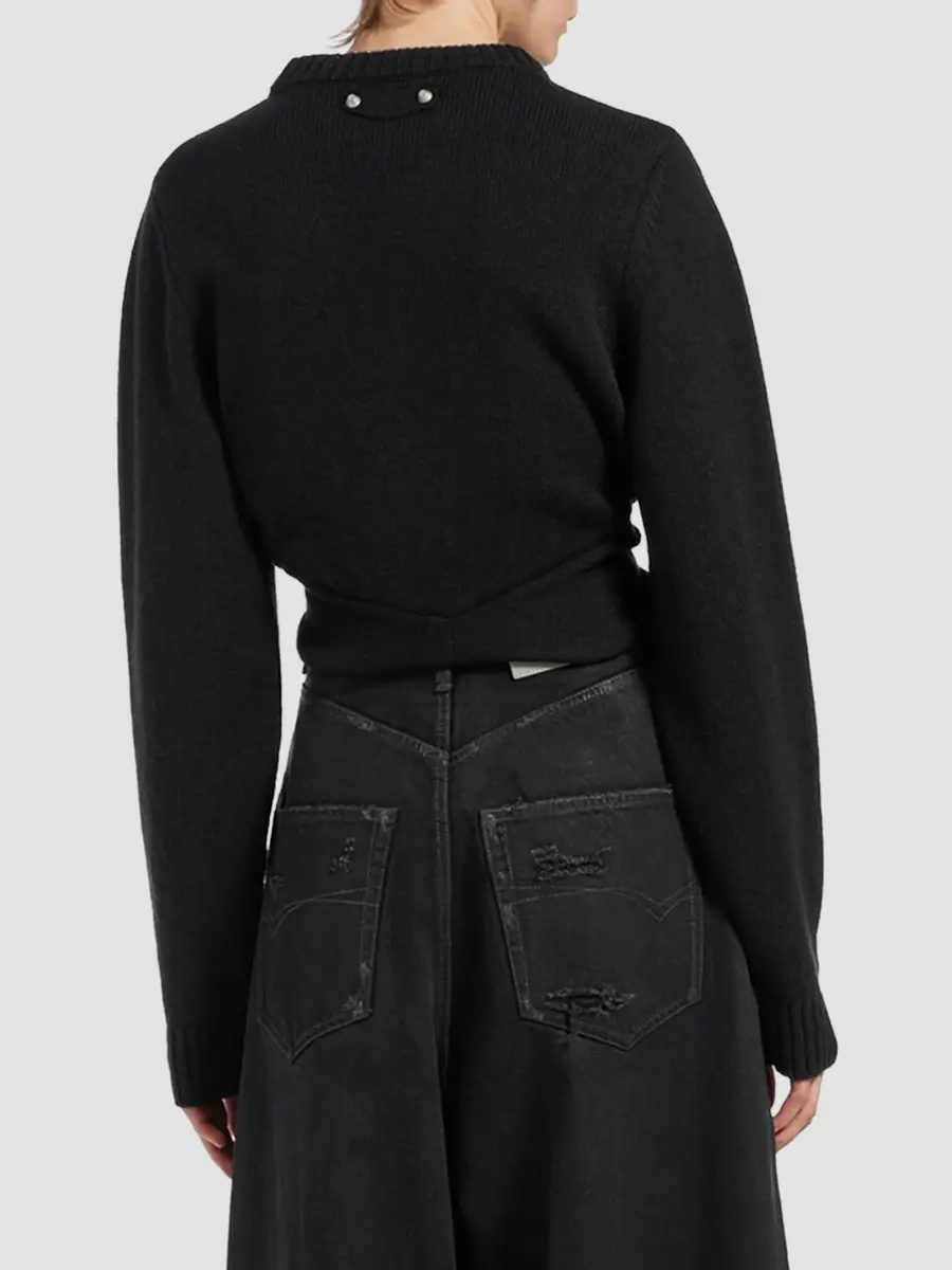 Balenciaga Women's Crewneck Sweater | Thumbnail 4 Balenciaga Women's Crewneck Sweater | Thumbnail 4
