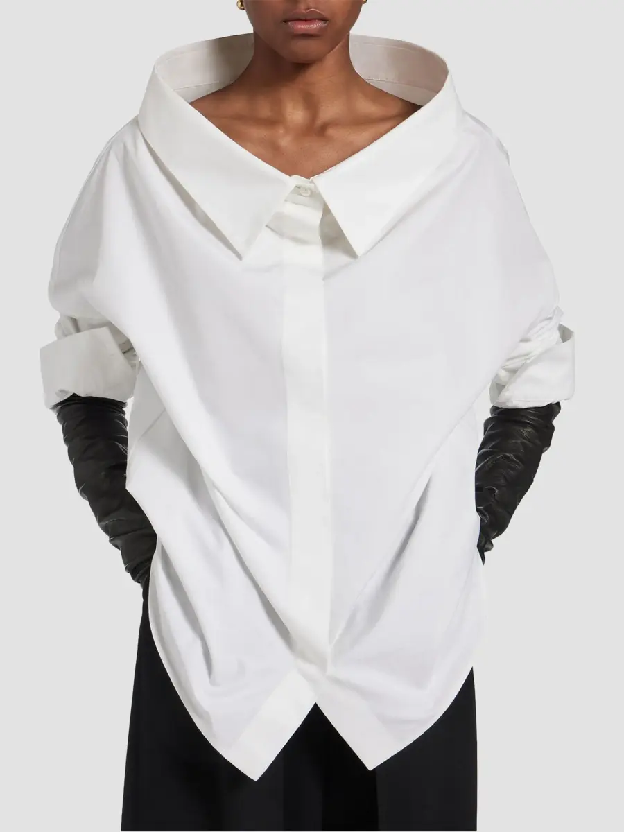 Balenciaga Women's Oversized Stola Shirt | Thumbnail 3 Balenciaga Women's Oversized Stola Shirt | Thumbnail 3