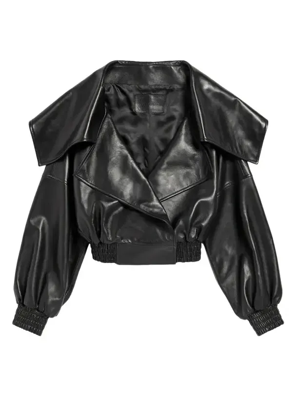 Women's Wrap Collar Blouson Jacket