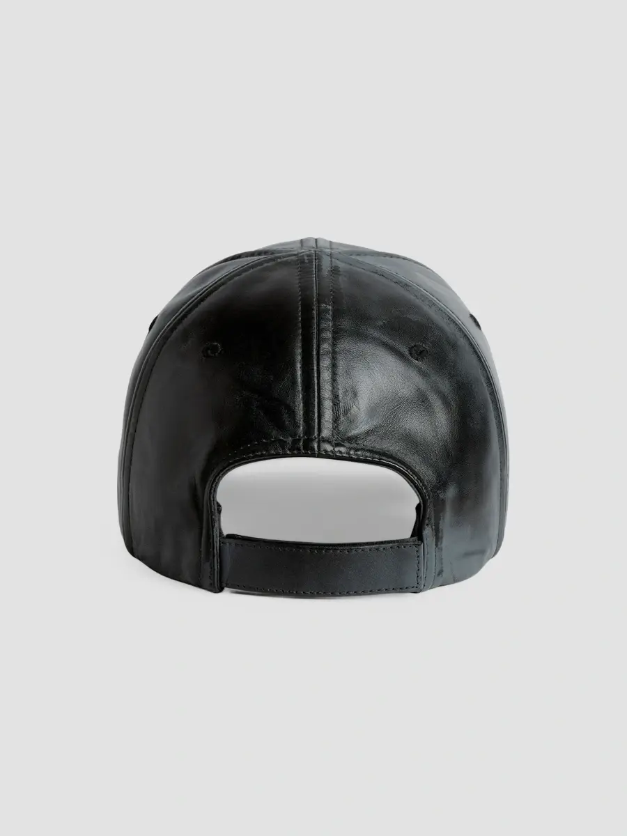 Balenciaga Men's Leather Cap | Thumbnail 3 Balenciaga Men's Leather Cap | Thumbnail 3