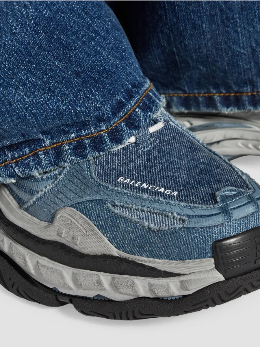 Balenciaga Men's Triple S.2 Denim Sneakers | Thumbnail 6 Balenciaga Men's Triple S.2 Denim Sneakers | Thumbnail 6