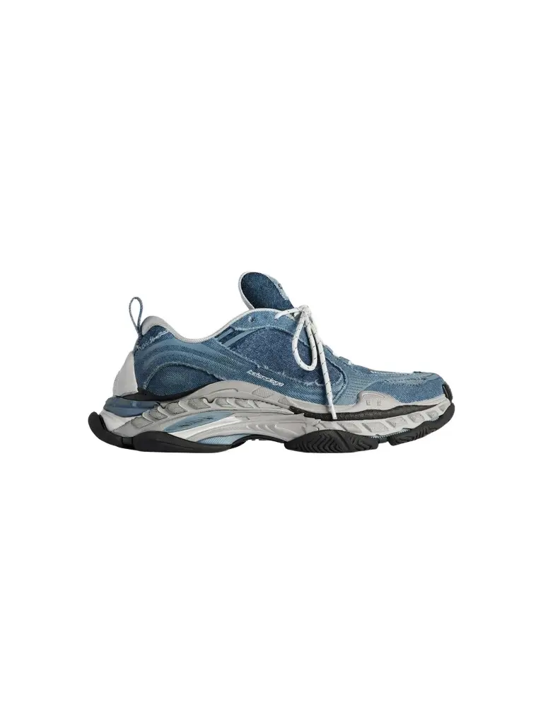 Balenciaga Men's Triple S.2 Denim Sneakers
