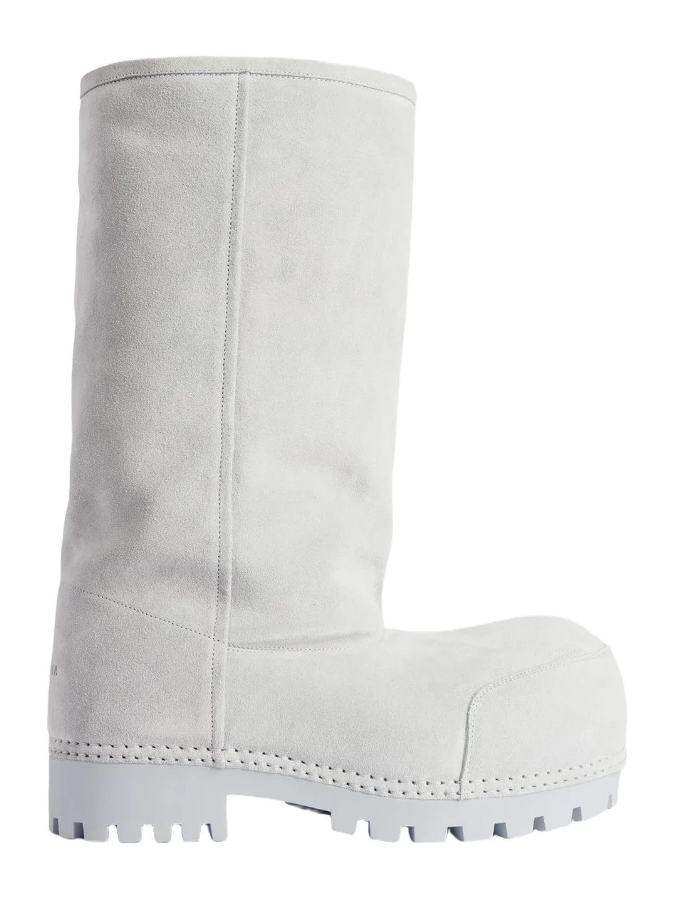 Balenciaga Men's Alaska Faux Fur High Boots