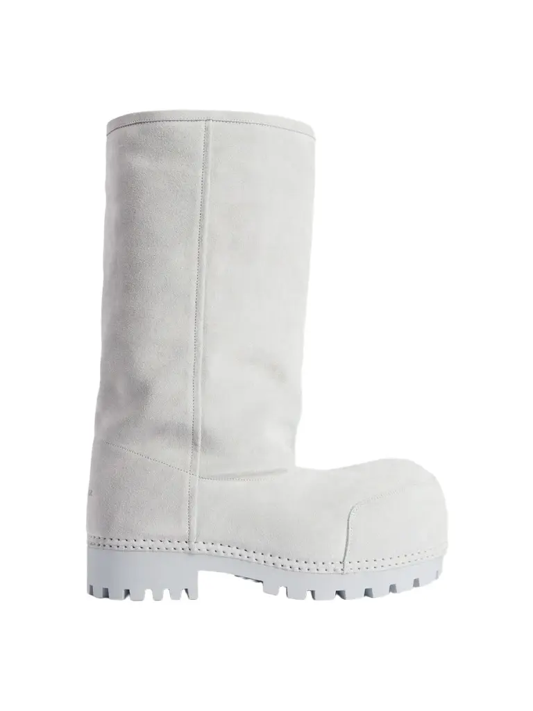 Balenciaga Men's Alaska Faux Fur High Boots