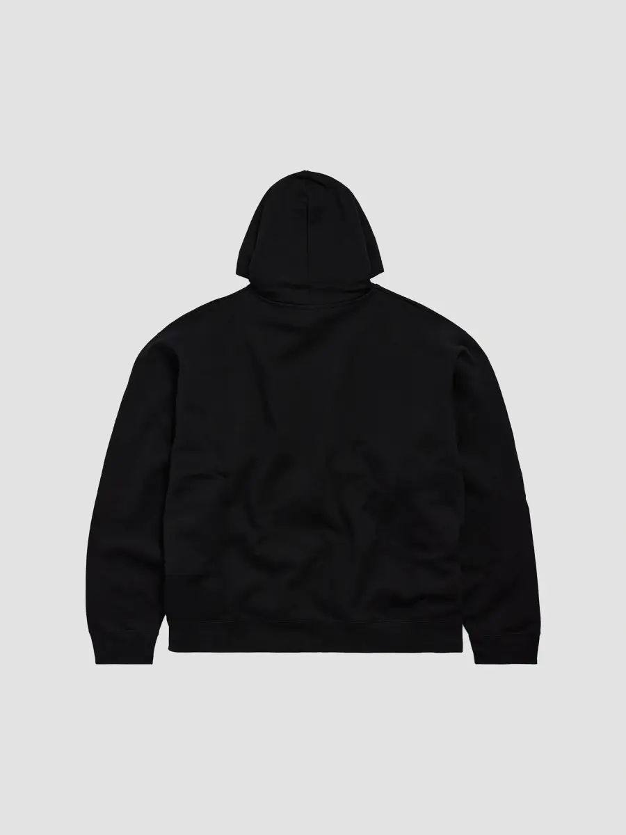 Balenciaga Men's Silver Tape Oversized Hoodie | Thumbnail 2 Balenciaga Men's Silver Tape Oversized Hoodie | Thumbnail 2